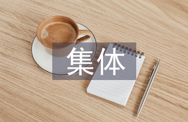 集體先進事跡材料